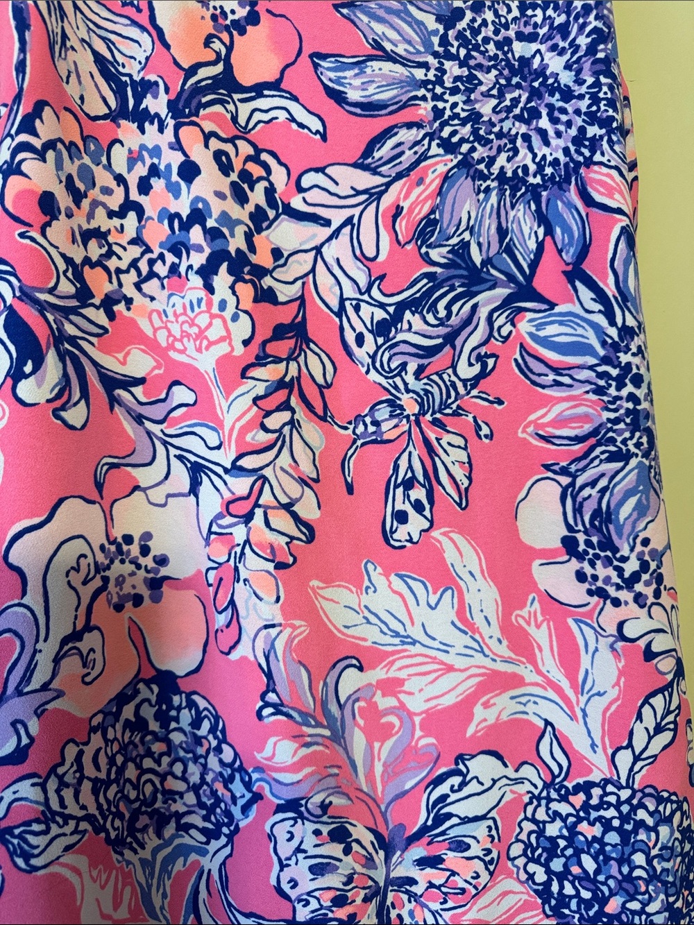 Lilly Pulitzer Pink Floral Ruffle Hem Sundress - Picture 8 of 9